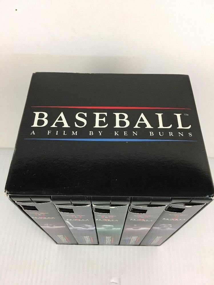 Baseball A Film by Ken Burns BMG Video Boxed Set (VHS, 1997, 5Tape Set)