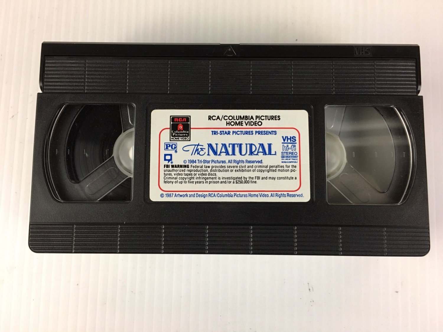 The Natural (VHS, 1997, Closed Captioned) Robert Redford