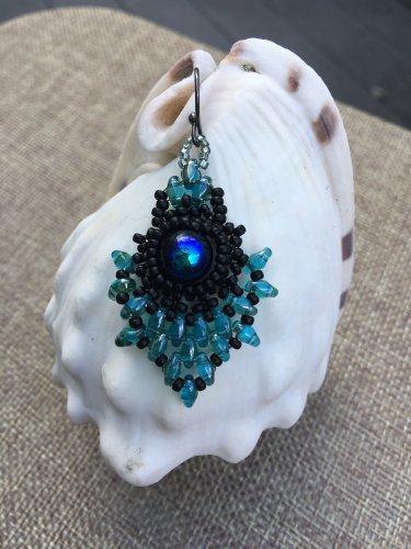Whimsical Ruffled Earring