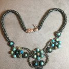 Peacock necklace