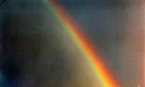 Rainbow 2   10 x 13  framed