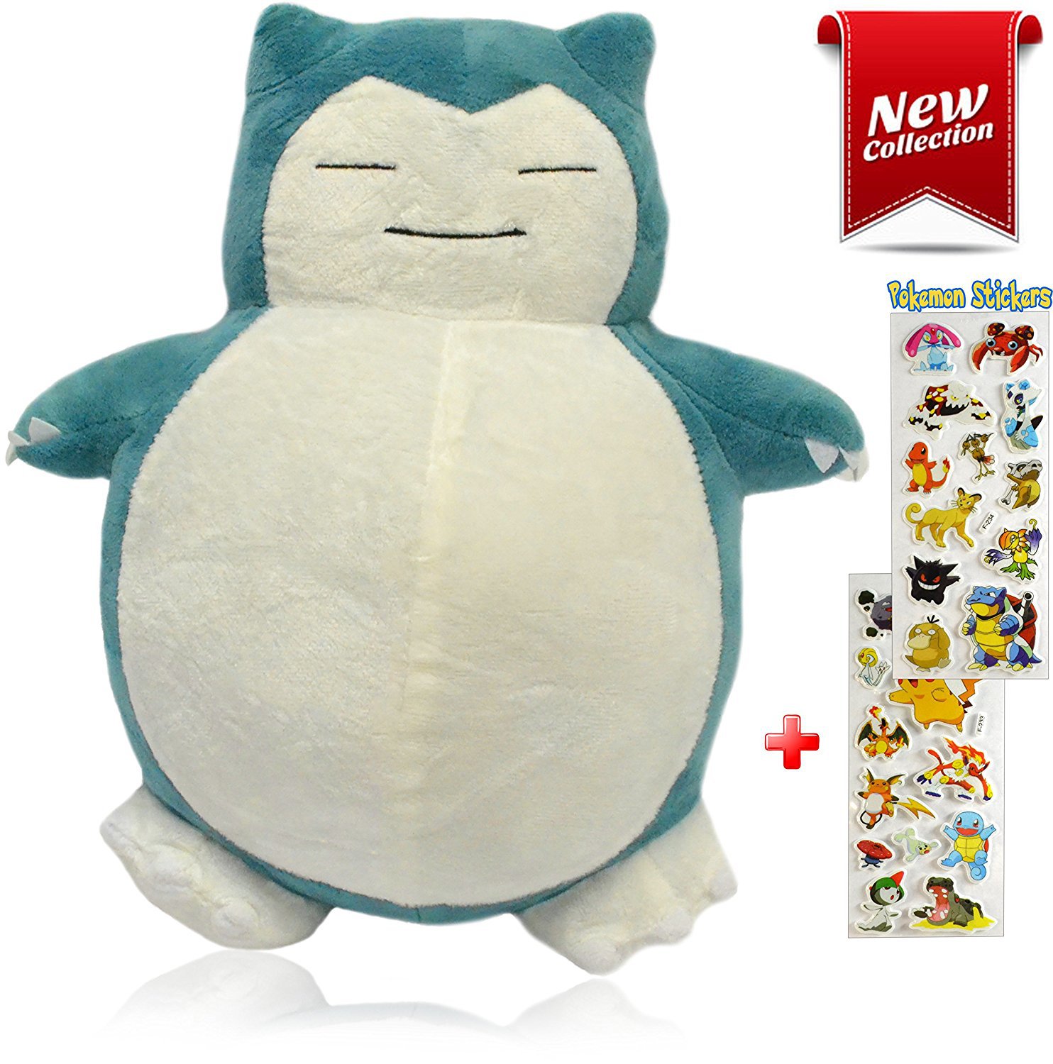 large stuffed snorlax