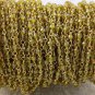 5 Feet Green Tourmaline CZ Wire Wrapped Rosary Style Bead Linking Beaded Chain