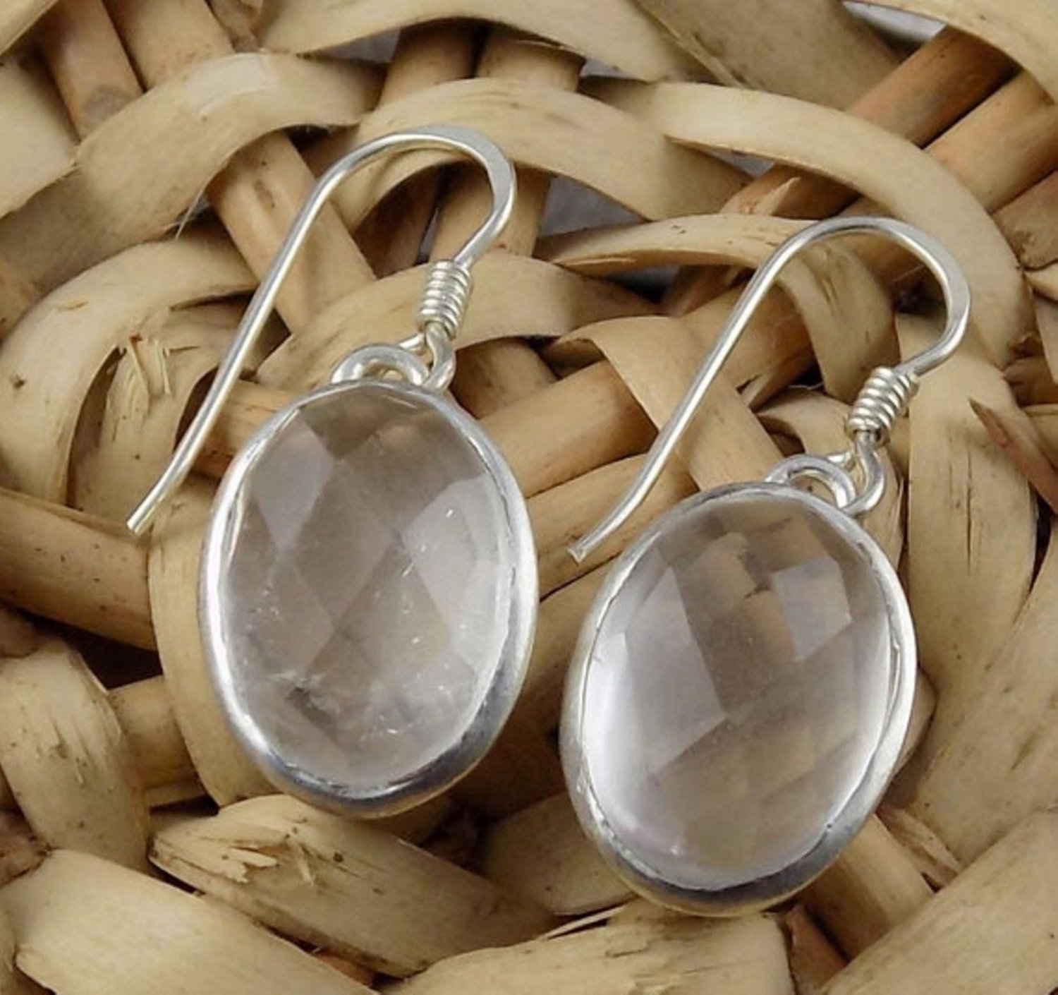 Give It To You 925 Sterling Silver Quartz Earrings