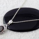 Natural Smoky Quartz 10x12mm Normal Cut Gemstone 925 Sterling Silver Pendant