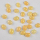 Wholesale Lot Rare Yellow Aventurine Oval Smooth Cabochon Jewelry Loose Gemstone