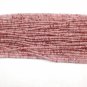 5 Strand Cherry Quartz Rondelle Approx 2.5mm Micro Faceted Gemstone 13" Long