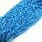 3 Strands Synthetic Matrix Blue Turquoise 6x10-7x13mm Rhombus Shape 13" Long