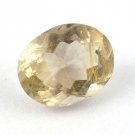 1 Pieces Natural Golden Rutile Oval 11x14mm 7.02Cts Faceted Normal Cut Gemstone