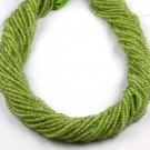 5 Strand Lovely Peridot Gemstone Faceted Rondelle Beads Bead 2.5-3mm 13.5" Long