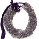 5 Strands Natural Amethyst Oval 5x7-6x8mm 13" Long Smooth Gemstone Jewelry Beads