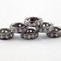 5 Pcs 925 Sterling Silver Black Oxidize Pave Diamond Spacer Rings Beads 5mm Hole