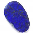 1 Pcs Natural Lapis Lazuli Uneven 22x34mm 29Cts Faceted Handmade Loose Gemstone