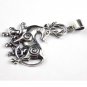 1 Pcs Beautiful Fancy Deer Shape 925 Sterling Silver Black Oxidize Pendant