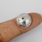 100 Pieces Base Metal Silver Plated 13mm Rondelle Shape Beads Caps For Jewelry