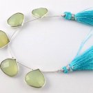 1 Strand Natural Chalcedony 14x15-16x17mm Heart Shape Faceted Gemstone 7" Long