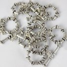 50 Pieces Lot Wholesale Toggle Clasp 20mm Round Shape Loop And 26mm Bar Loose