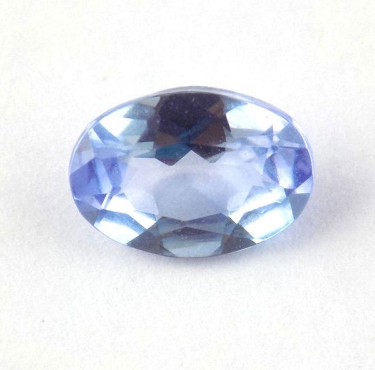 1 Pcs Natural Iolite Oval Shape 5x7mm .75Cts Faceted Normal Cut Loose Gemstone