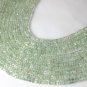 5 Strands Natural Green Amethyst Smooth Heishi Shape Gemstone Size 6mm 13" Long