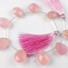 1 Strand Pink Rose Quartz Stone 14x16-14x21mm Pear Shape 7" Long Drilled Jewelry