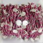 10 Feet Red Ruby Aventurine 925 Silver Plated Rosary Beaded Chain - Beads 3-4mm