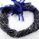 5 Strands Natural Iolite Smooth Square Shape Beads Approx 2x3-3x6mm 15" Long
