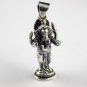 1 Pc Lord Ganesh Statue Design 925 Sterling Silver Black Oxidize Vintage Pendant