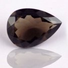 2 Pcs Natural Smoky Quartz Pear 18x36mm 45Cts Normal Cut Loose Gemstone Jewelry