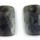 2 Pieces Natural Sapphire Cushion Shape 15x28mm 39Cts Rose Cut Loose Gemstone
