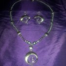Silver Swirls Necklace Set