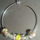 Silver Frog Bangle