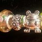 Silver Frog Bangle
