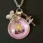 Purple Pansy Pendant