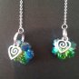 Irish Heart Threader Earrings