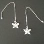 Crystal Butterfly Threader Earrings