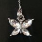 Crystal Butterfly Threader Earrings