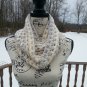 Call Me Chunk Infinity Scarf in Winter White