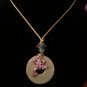 Frog Sparkles Washer Necklace