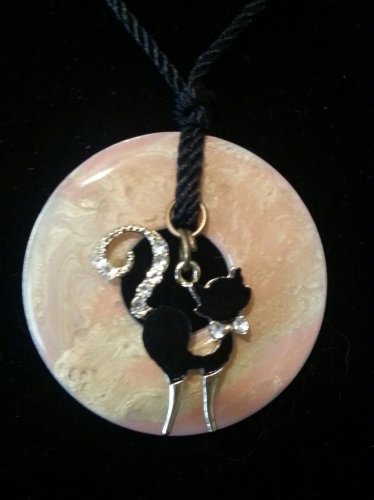 Prissy Kitty Washer Necklace