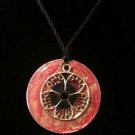 Black Daisy Washer Necklace