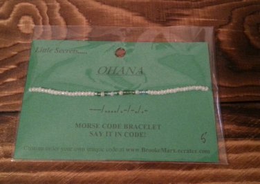 Ohana Morse Code Bracelet
