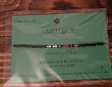 Mother Morse Code Bracelet