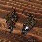 Bronze Butterfly Earrings