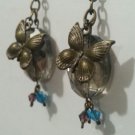 Bronze Butterfly Earrings
