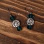 Blue Medallion Earrings