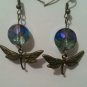 Iridescent Dragonfly Earrings