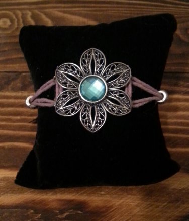 Turquoise Dahlia Bracelet