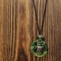 Green Turtle Washer Necklace