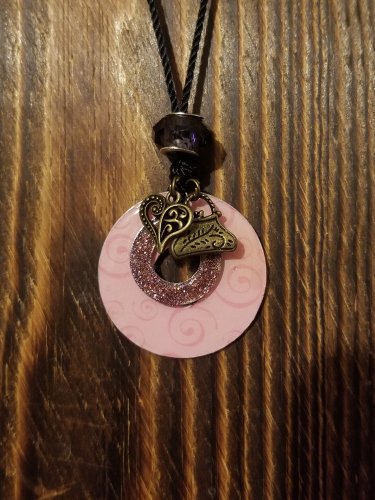 I Heart Purses Washer Necklace