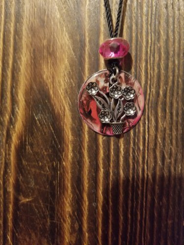Summer Flowers Washer Necklace